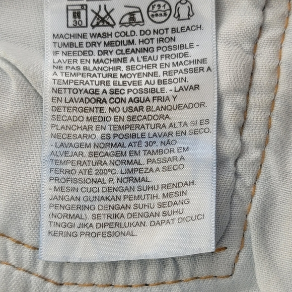 Levis 501 Jeans Men 36 Blue Straight Medium Wash Denim Button Fly Pants 36x30 - Picture 11 of 16